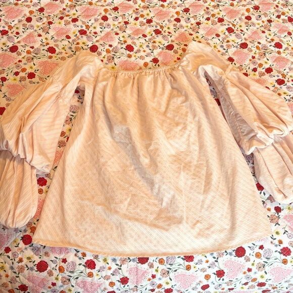 Petersyn Lily Metallic Stripe Off-the-Shoulder Top - Picture 3 of 6